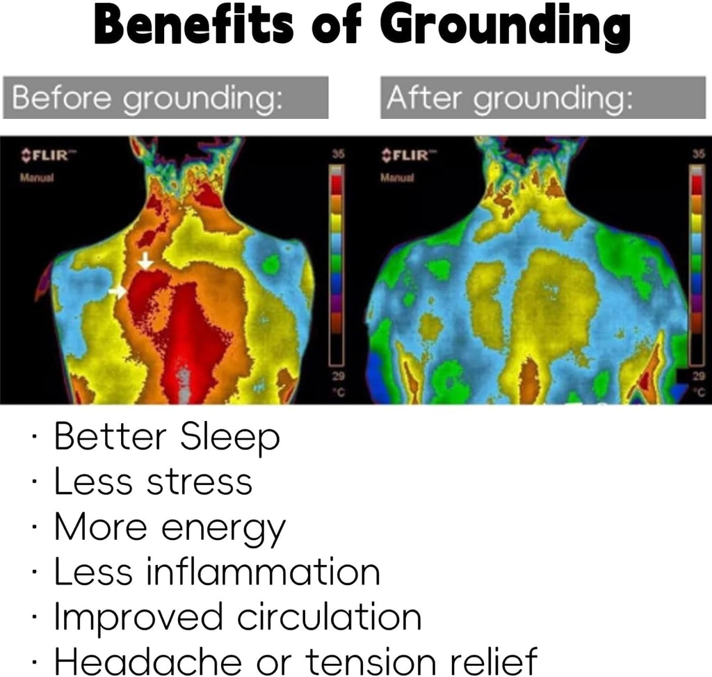 Cooling Sateen Grounding Sheets 39 * 75 inch, Conductive Grounding Sheets with Grounding Cord, Grounding Sheets for Earth with Silve... - Breathable Egyptian Cotton Flat & Fitted Sheets Detail