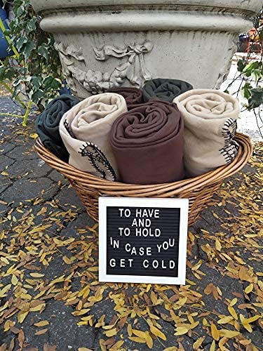 Reversible Sherpa Single Solid Color Hypoallergenic 60”L x 50”W Fleece Throw Blanket for Fall, Winter, Spring, Summer, Men, Women, Chil... - Luxury Knitted Decorative Throw Blanket with Fringes Detail