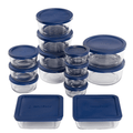 Sweet Treat Shaped Glass Food Storage Containers with SnugFit Lids, 30 Piece Set - Deliciously Soft Cupcake Sensory Glob - Default Title
