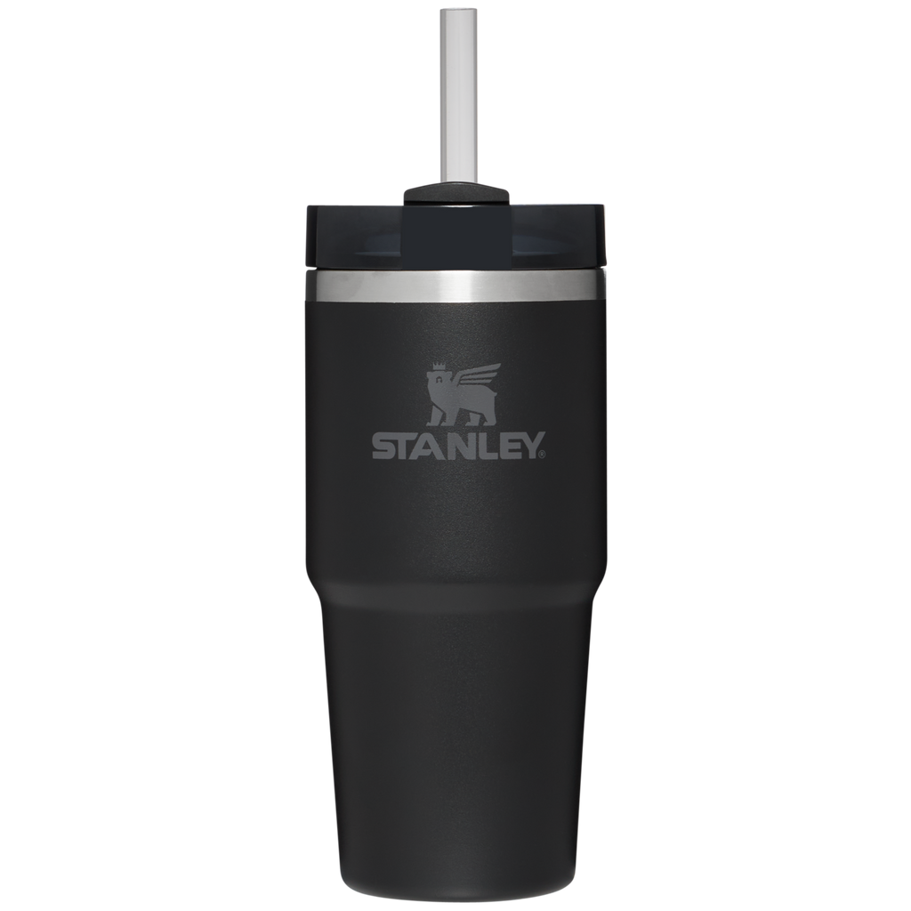 Double-Wall Vacuum The Quencher H2.0 Flowstate Tumbler D214X - Premium Stainless Steel Straw Cup for All-Day Hydration - Black