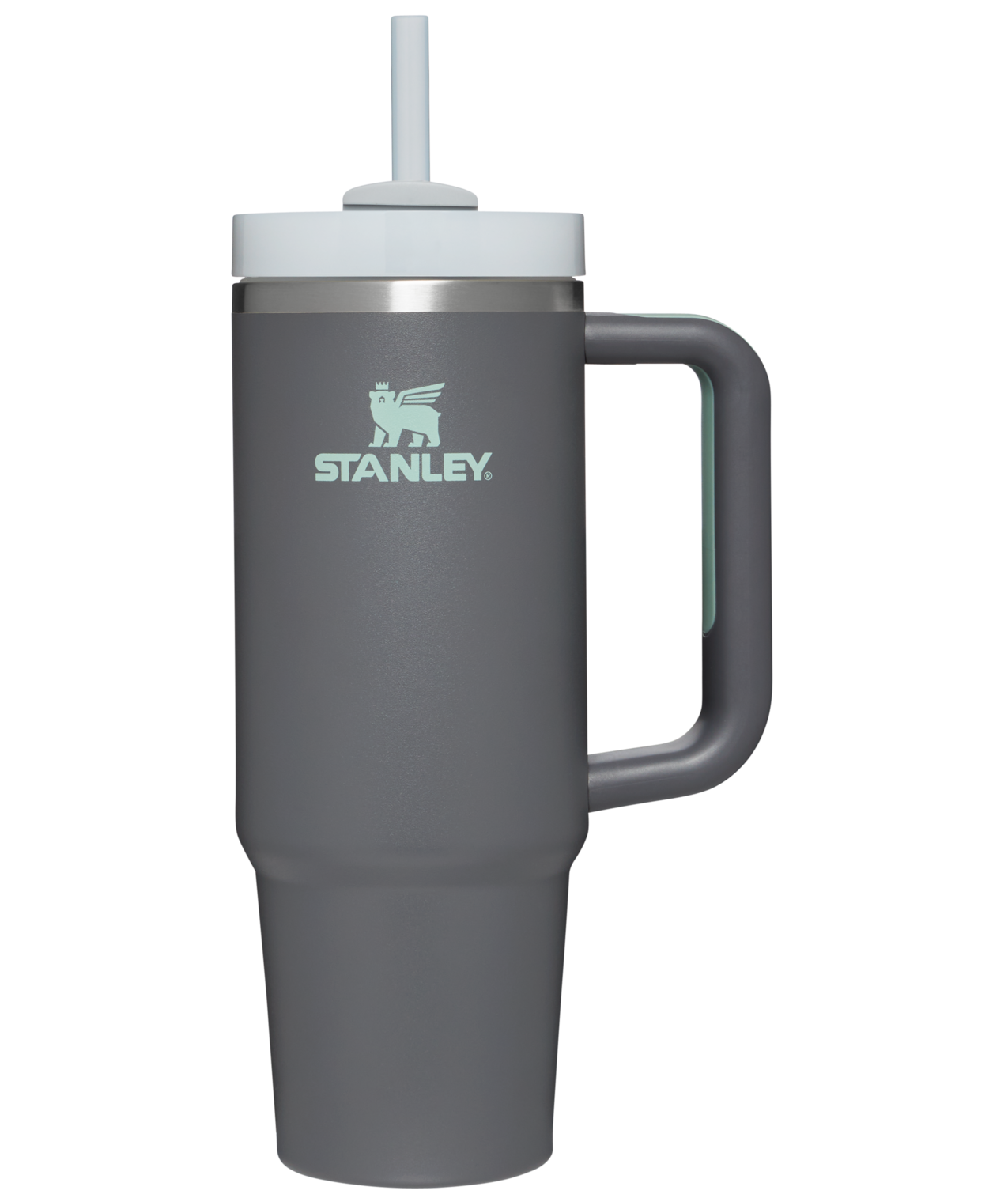 Car-Cup Friendly The Quencher H2.0 Flowstate Tumbler | Stanley Create D331C - Double-Wall Vacuum Insulated Travel Tumbler with Straw Detail