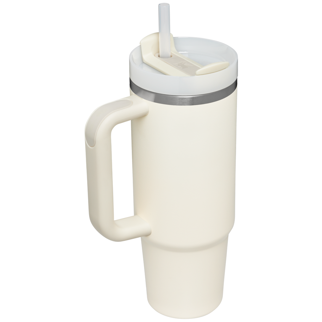 Car-Cup Friendly The Quencher H2.0 Flowstate Tumbler | Stanley Create D331C - Double-Wall Vacuum Insulated Travel Tumbler with Straw Detail