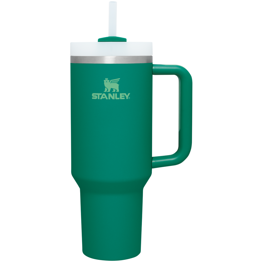 Large Capacity The Quencher H2.0 Flowstate Tumbler  | Stanley Create D332L - Double-Wall Vacuum Insulated Travel Tumbler with Straw Detail