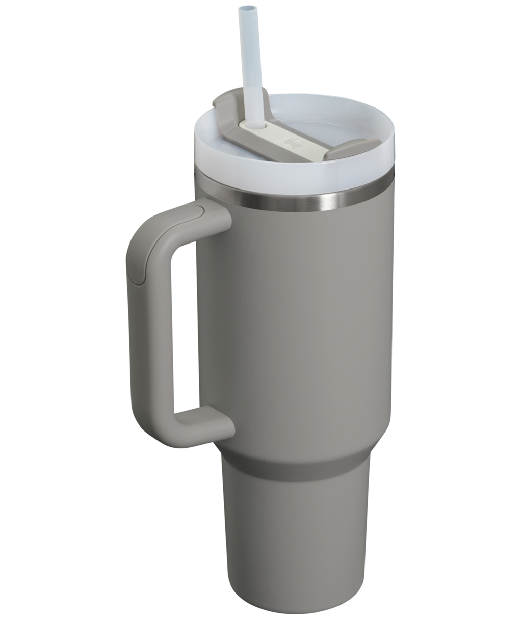 Large Capacity The Quencher H2.0 Flowstate Tumbler  | Stanley Create D332L - Double-Wall Vacuum Insulated Travel Tumbler with Straw Detail