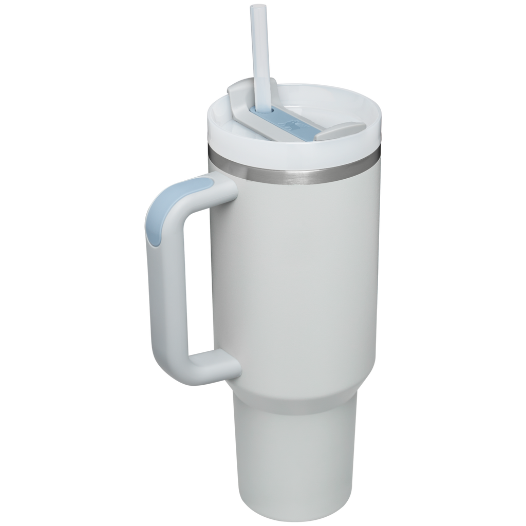 Large Capacity The Quencher H2.0 Flowstate Tumbler  | Stanley Create D332L - Double-Wall Vacuum Insulated Travel Tumbler with Straw Detail
