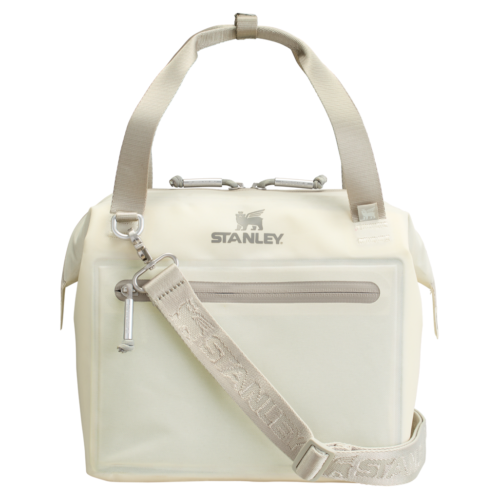 Heavy-Duty Tote The All Day Julienne Mini Cooler D052R - Leak-Proof Insulated Mini Cooler Bag for Lunch - Cream
