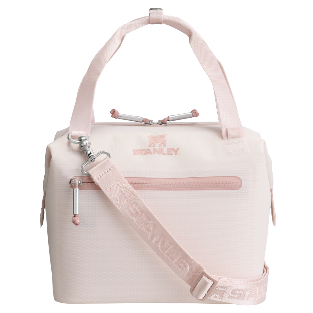 Heavy-Duty Tote The All Day Julienne Mini Cooler D052R - Leak-Proof Insulated Mini Cooler Bag for Lunch - Rose Quartz
