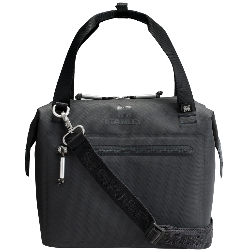 Heavy-Duty Tote The All Day Julienne Mini Cooler D052R - Leak-Proof Insulated Mini Cooler Bag for Lunch - Black