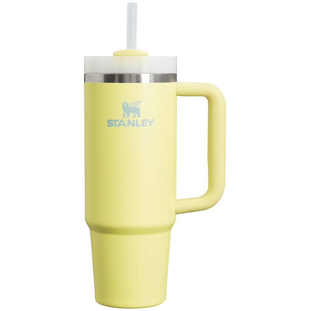 Car-Cup Friendly The Quencher H2.0 Flowstate Tumbler | Stanley Create D331C - Double-Wall Vacuum Insulated Travel Tumbler with Straw Detail