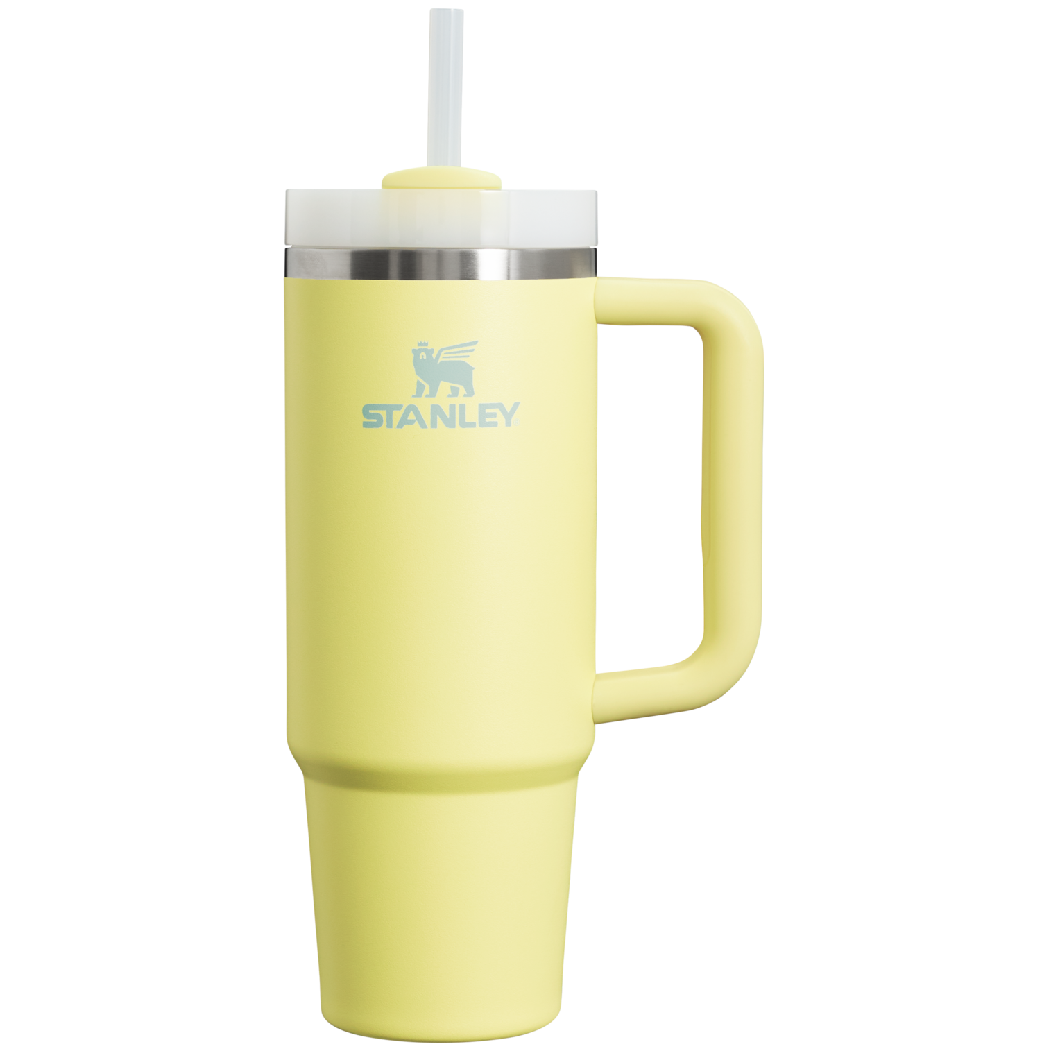 Car-Cup Friendly The Quencher H2.0 Flowstate Tumbler | Stanley Create D331C - Double-Wall Vacuum Insulated Travel Tumbler with Straw Detail