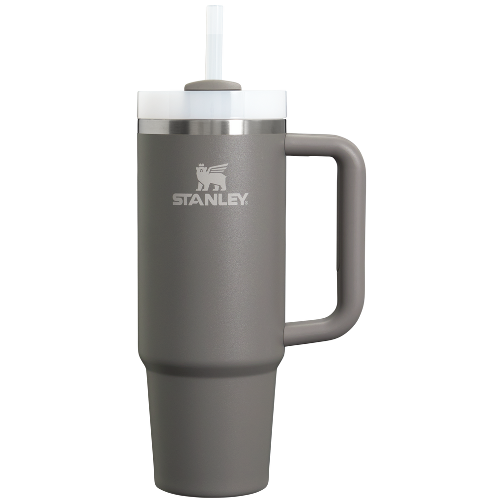 Insulated Travel The Quencher H2.0 Flowstate Tumbler D051L - 40oz Large Capacity Car-Cup Friendly Quencher - Stone