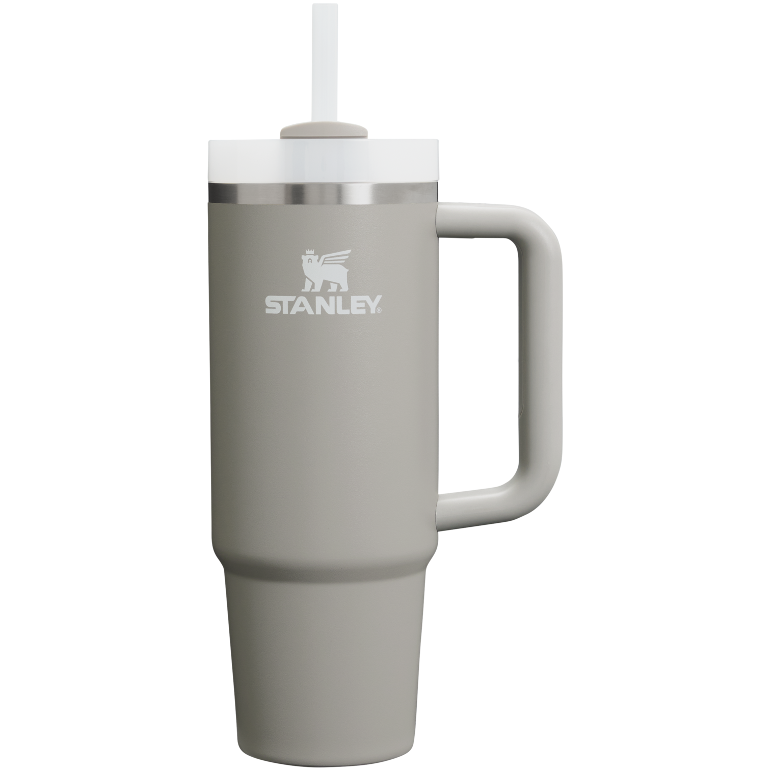 Insulated Travel The Quencher H2.0 Flowstate Tumbler D051L - 40oz Large Capacity Car-Cup Friendly Quencher - Ash