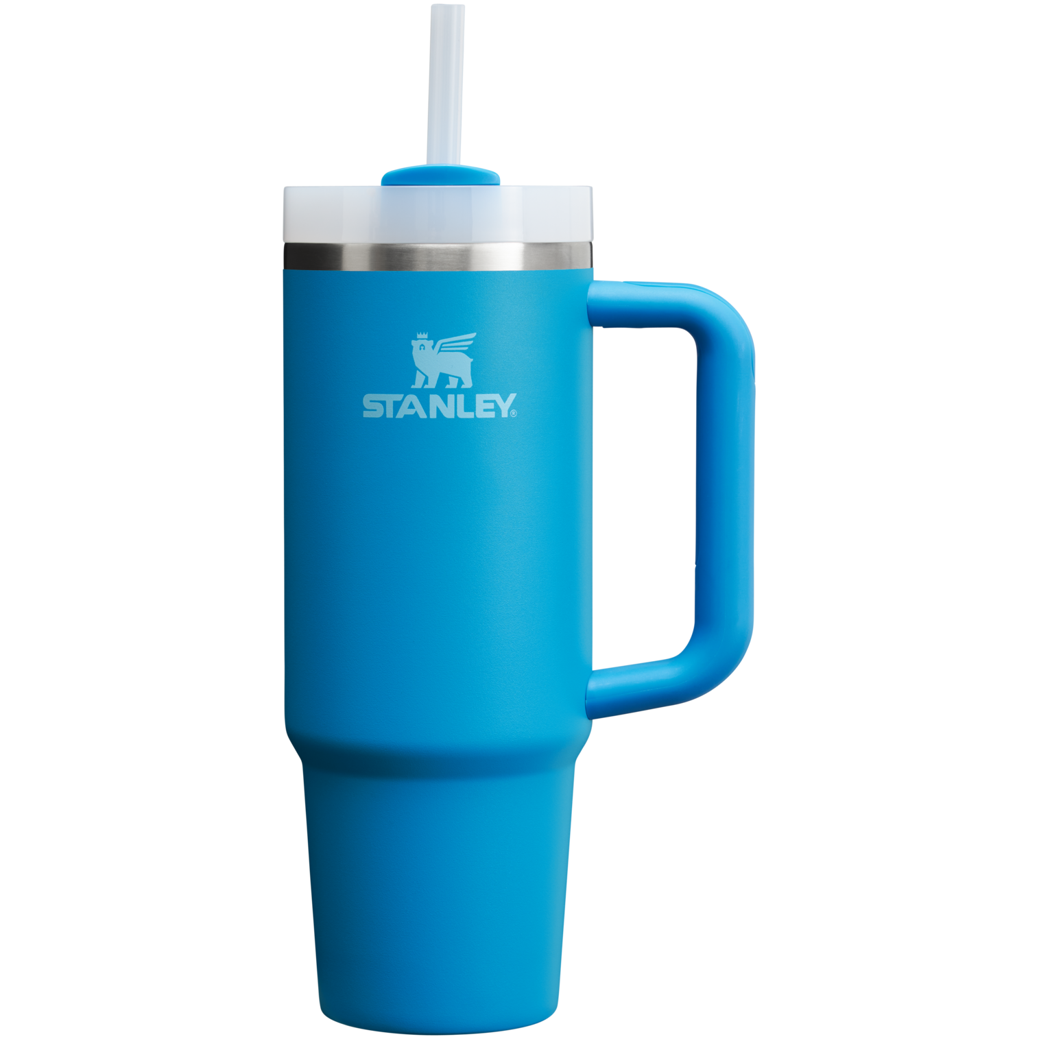 Car-Cup Friendly The Quencher H2.0 Flowstate Tumbler | Stanley Create D331C - Double-Wall Vacuum Insulated Travel Tumbler with Straw Detail