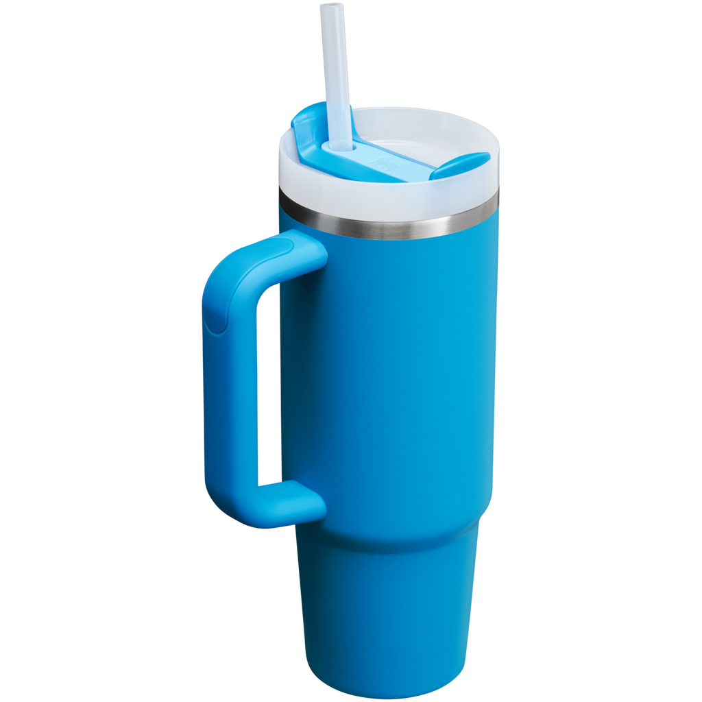 Car-Cup Friendly The Quencher H2.0 Flowstate Tumbler | Stanley Create D331C - Double-Wall Vacuum Insulated Travel Tumbler with Straw Detail
