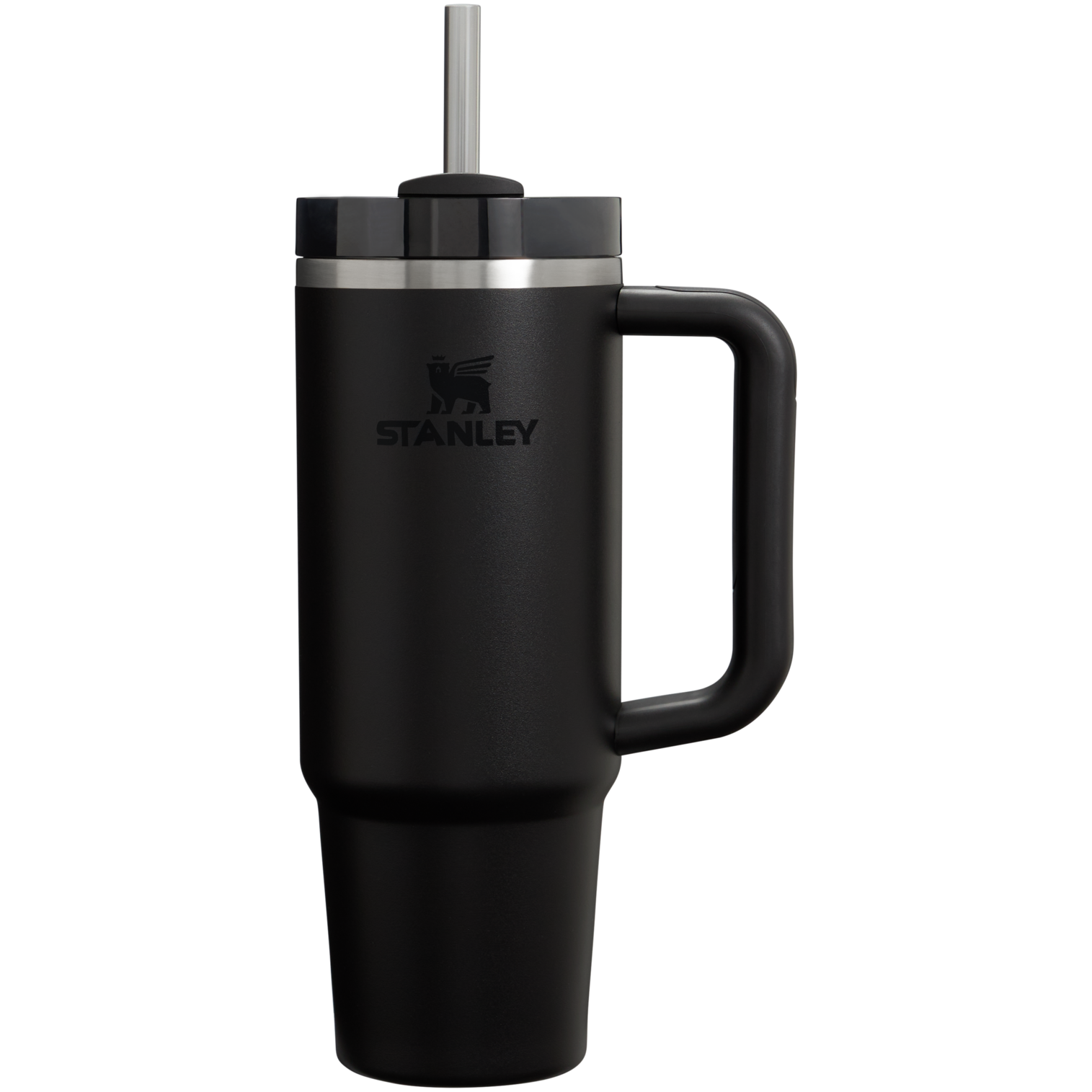Insulated Travel The Quencher H2.0 Flowstate Tumbler D051L - 40oz Large Capacity Car-Cup Friendly Quencher - Black 2.0