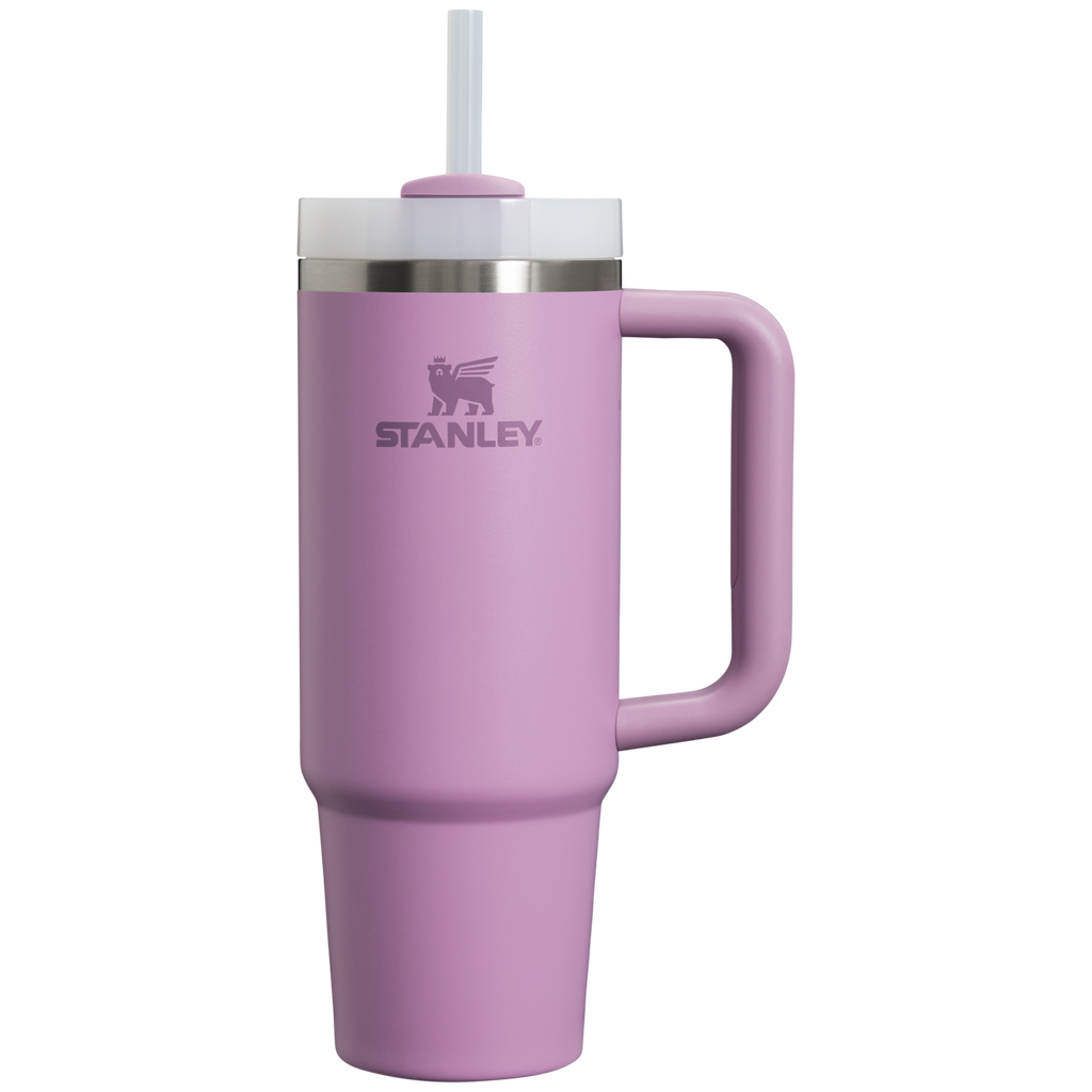 Car-Cup Friendly The Quencher H2.0 Flowstate Tumbler | Stanley Create D331C - Double-Wall Vacuum Insulated Travel Tumbler with Straw Detail
