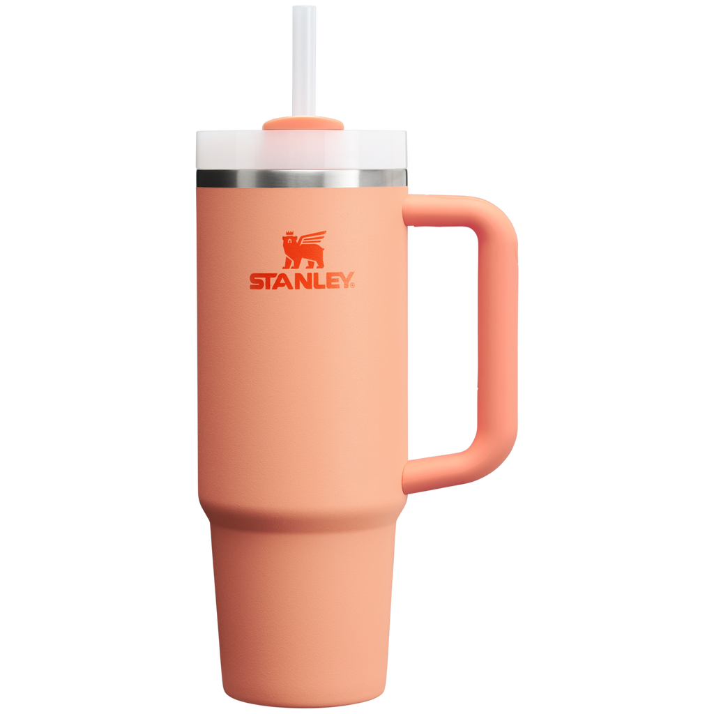 Insulated Travel The Quencher H2.0 Flowstate Tumbler D051L - 40oz Large Capacity Car-Cup Friendly Quencher - Cream 2.0
