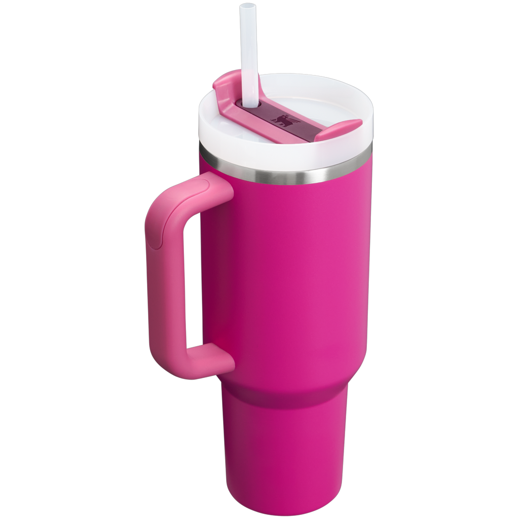 Large Capacity The Quencher H2.0 Flowstate Tumbler  | Stanley Create D332L - Double-Wall Vacuum Insulated Travel Tumbler with Straw Detail