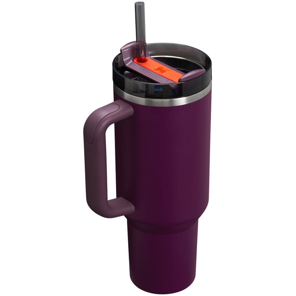 Large Capacity The Quencher H2.0 Flowstate Tumbler  | Stanley Create D332L - Double-Wall Vacuum Insulated Travel Tumbler with Straw Detail