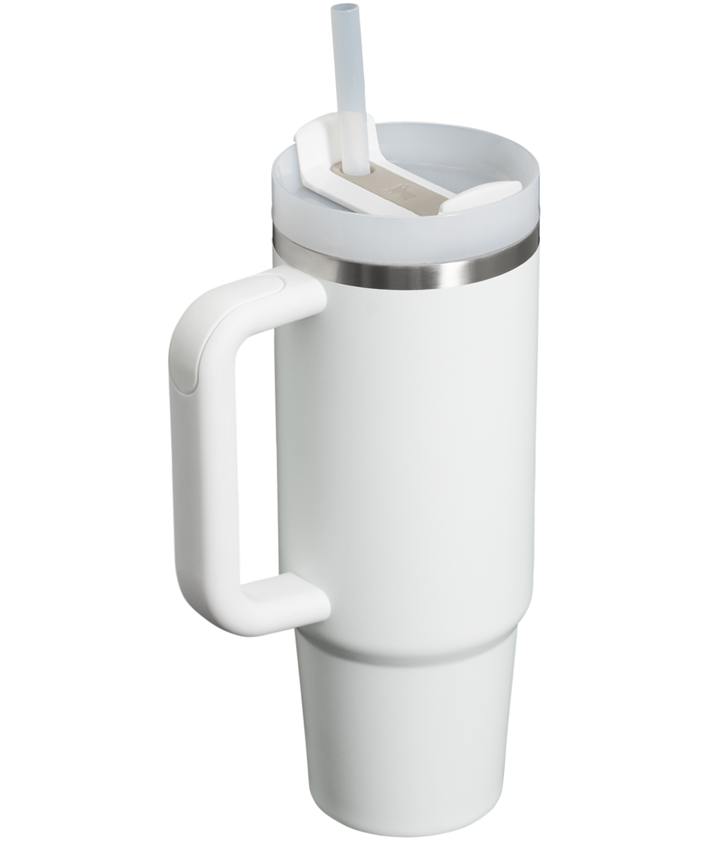 Car-Cup Friendly The Quencher H2.0 Flowstate Tumbler | Stanley Create D331C - Double-Wall Vacuum Insulated Travel Tumbler with Straw Detail