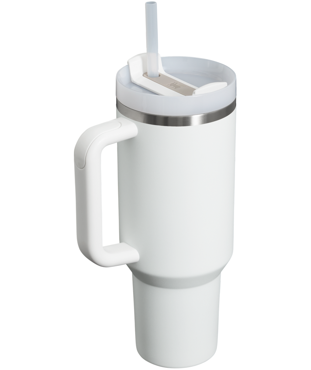 Large Capacity The Quencher H2.0 Flowstate Tumbler  | Stanley Create D332L - Double-Wall Vacuum Insulated Travel Tumbler with Straw Detail