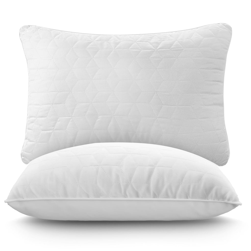 Fluffy Shredded Bed Pillows for Sleeping 2 pack, King Size Cooling Pillows Hotel Quality with Premium Soft Down Alternative Fill for ... - Hotel Quality Plush Sleeping Pillows - Default Title