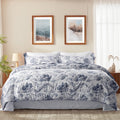 Fluffy Down Alternative Queen Comforter Sets,7-Pieces Reversible Bedding Sets,Bed in a Bag with Comforter,Flat Sheet and Fitted Sheet,Pillowc... - All-Season Down Alternative Comforter Insert - Default Title