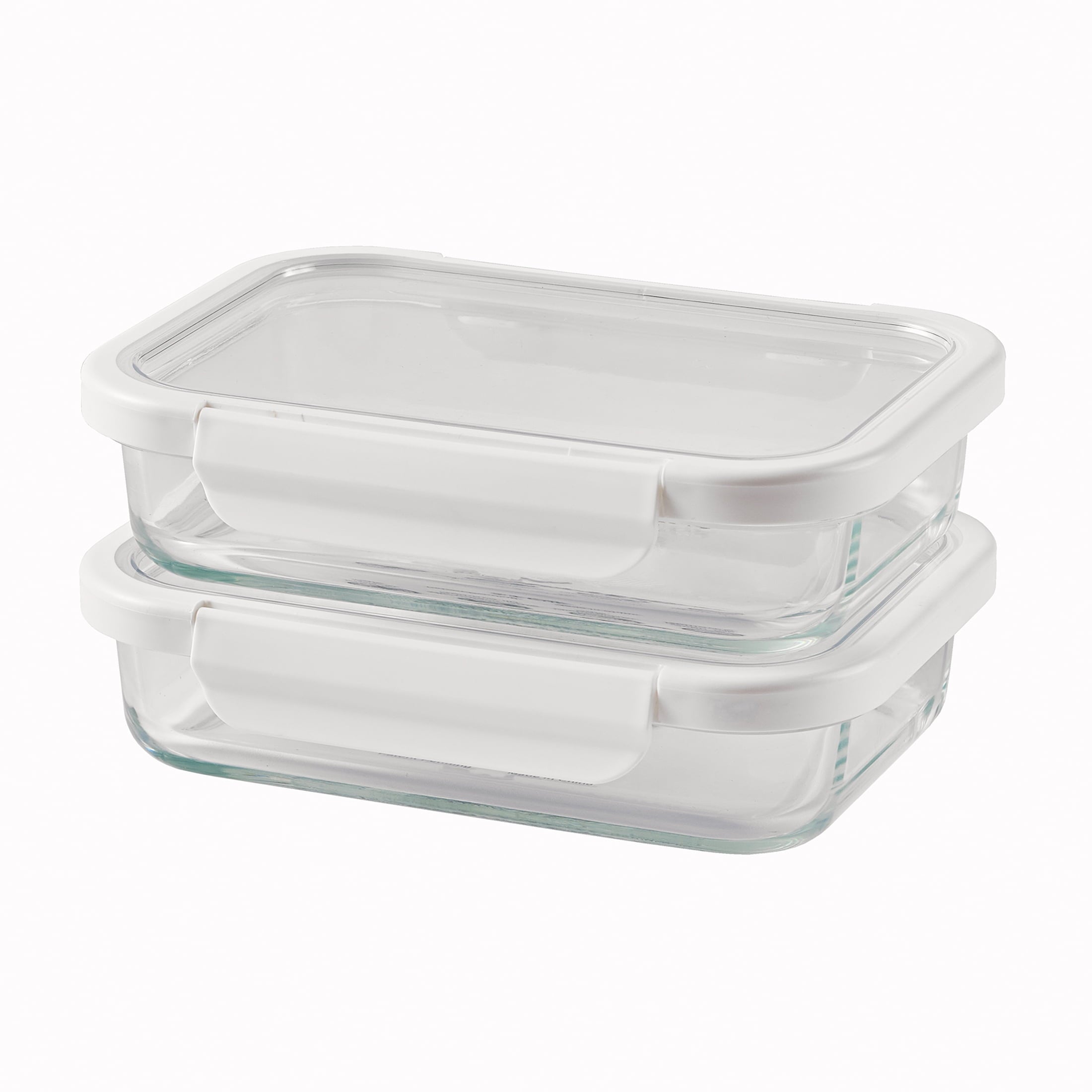 Deliciously Squishy 2.3Cup Rectangle Glass Food Storage Container with Tritan Lid. Set of 2, 4 Pieces, Best Used f... - Fun Food Fidget Cookie Squishable Toy - Default Title