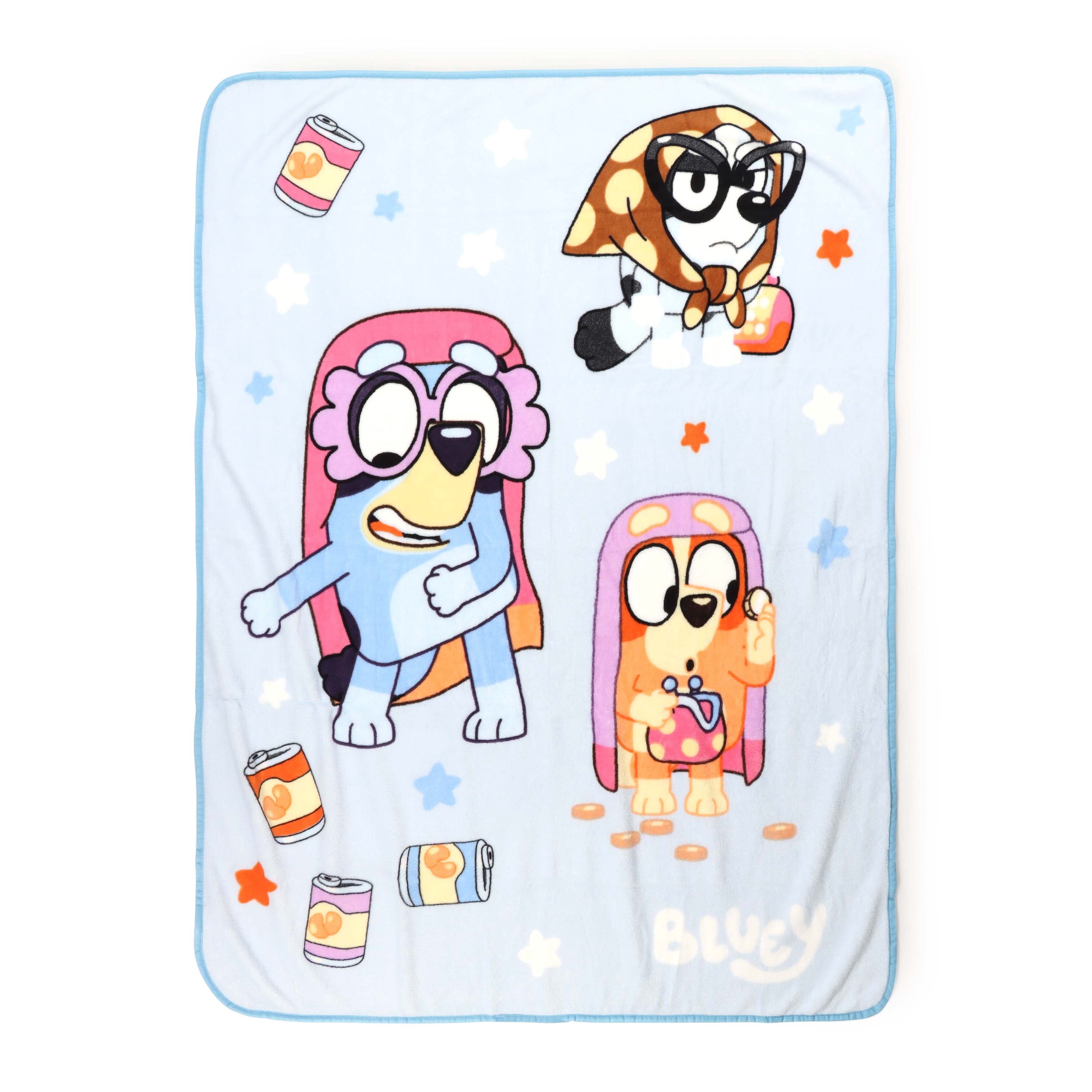 Lightweight Warm Family Kids Throw Blanket, Soft Coral Fleece, Multicolor, 46" x 60" - Super Soft Reversible Sherpa Flannel Blanket - Default Title