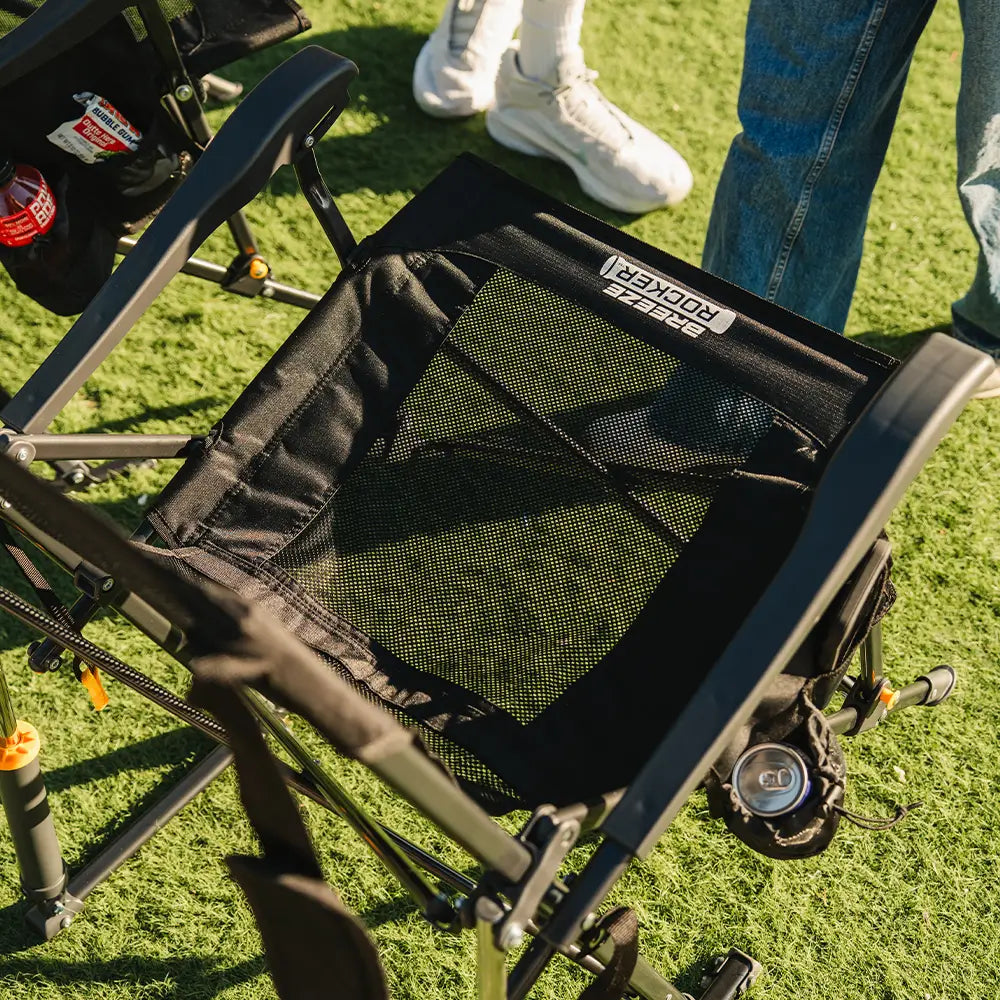 Premium All-Weather BreezeRocker - Choice 504 - Freestyle Rocker Portable Outdoor Folding Chair Detail