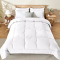 Fluffy Down Alternative 3-Piece Queen Comforter Set - All-Season Down Alternative Bedding Bundle with 2 Pillow Shams, Premium Soft Bedding Se... - Cloud-Like Soft Lightweight Bed Comforter - Default Title