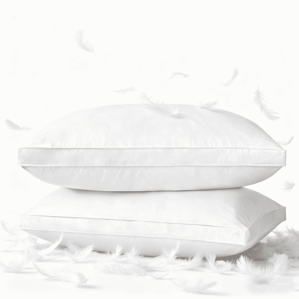 Hotel Collection Goose Feather & Down Pillow King Size 20"x36" – Hotel Quality Bed Pillow for Sleeping, 100% Organic Cotton Cover, Hyp... - Hotel Quality Plush Sleeping Pillows - Default Title