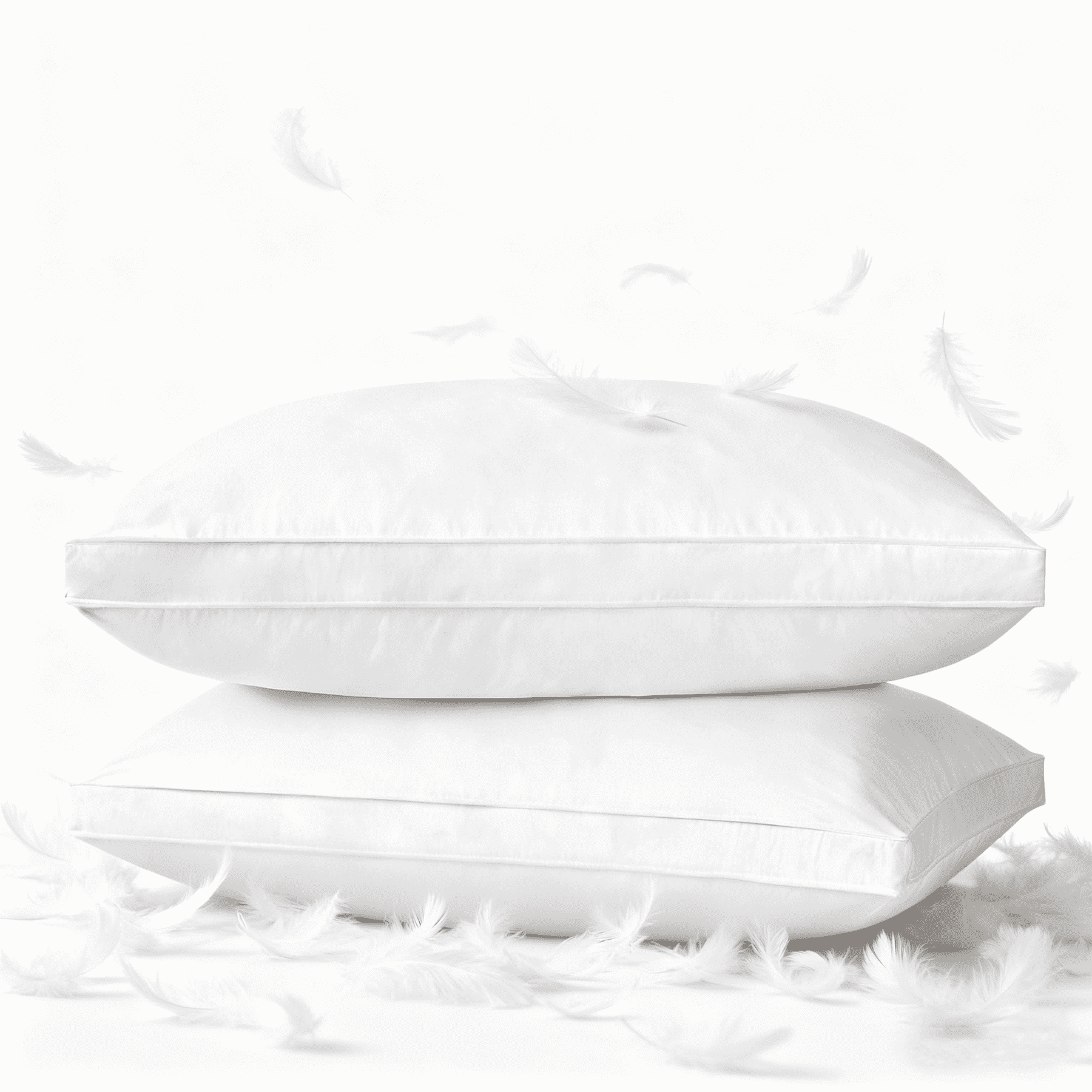 Hotel Collection Goose Feather & Down Pillow King Size 20"x36" – Hotel Quality Bed Pillow for Sleeping, 100% Organic Cotton Cover, Hyp... - Hotel Quality Plush Sleeping Pillows - Default Title
