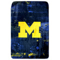 Cozy Fleece Michigan Wolverines Sublimated Soft Throw Blanket, 42" x 60" - Super Soft Reversible Sherpa Flannel Blanket - Default Title