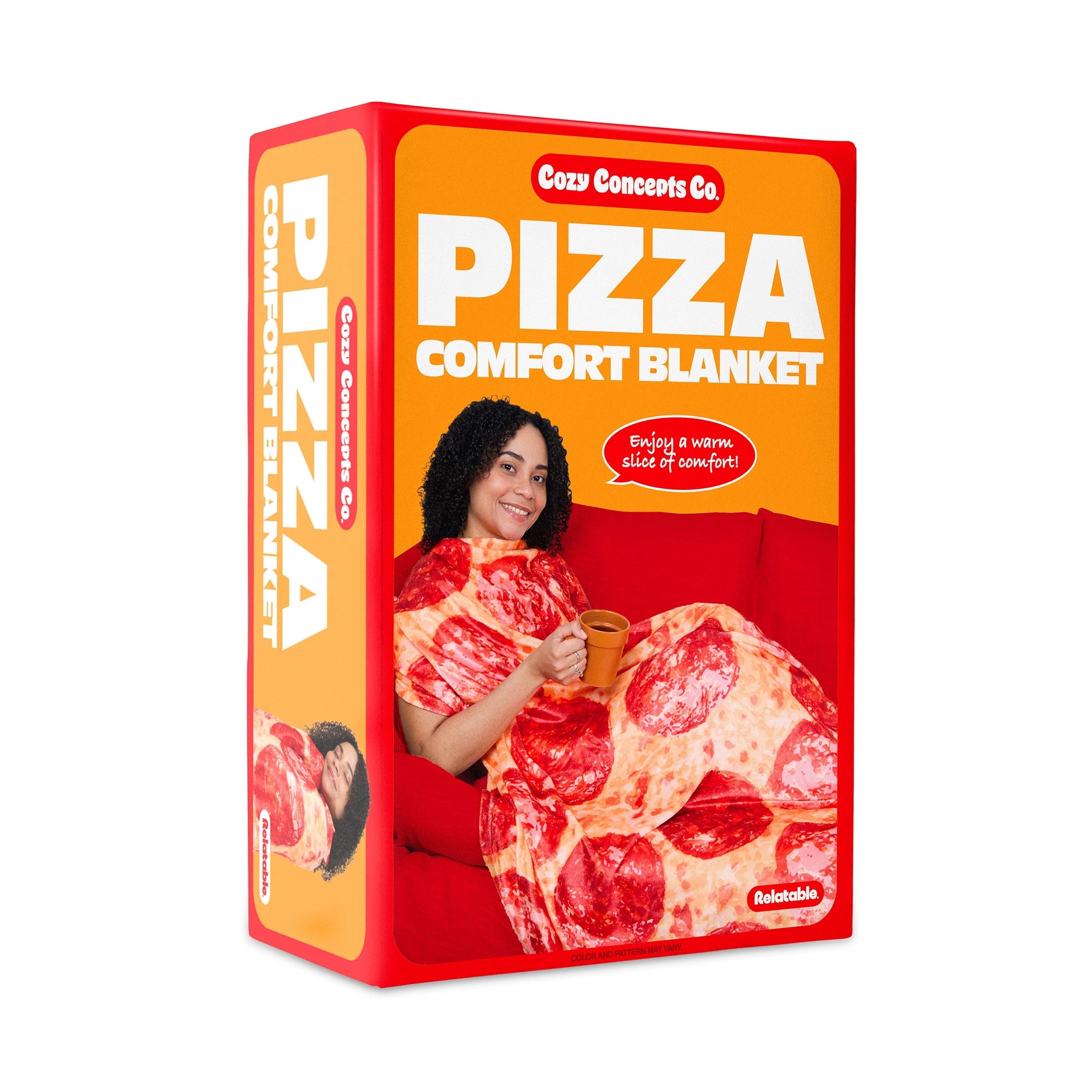 Lightweight Warm Pizza Throw Blanket Large 65 Cozy Fleece Blanket - Cozy Fleece Throw Blanket for Couch & Bed - Default Title