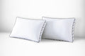 Ergonomic Memory Foam Cozy Gusseted Bed Pillow Standard, White - Ergonomic Memory Foam Pillow for Neck Pain Support - Default Title