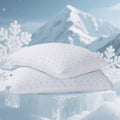 Decorative Plump 2-Pack Adjustable Cooling Bed Pillows, Shredded Memory Foam Pillows Set of 2, Standard Queen, Dual Sides - Hotel Quality Plush Sleeping Pillows - Default Title
