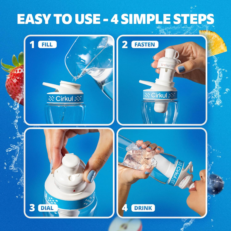 Zero-Calorie Frosted Refreshers 6-Pack Variety Pack 1367 - Sugar-Free Fruit Flavor Cartridge Refill Detail