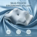 Ergonomic Memory Foam Memory Foam Contour Pillows - Neck Pain Relief, Orthopedic Cervical, Breathable Washable Cover - Decorative Throw Pillow Cushion for Sofa & Bed - Default Title