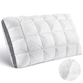 Hotel Collection Hotel Cervical Pillow for Sleeping – Ergonomic Contour Neck Support Bed Pillow, Fluffy and Supportive for Side, Back ... - Decorative Throw Pillow Cushion for Sofa & Bed - Default Title