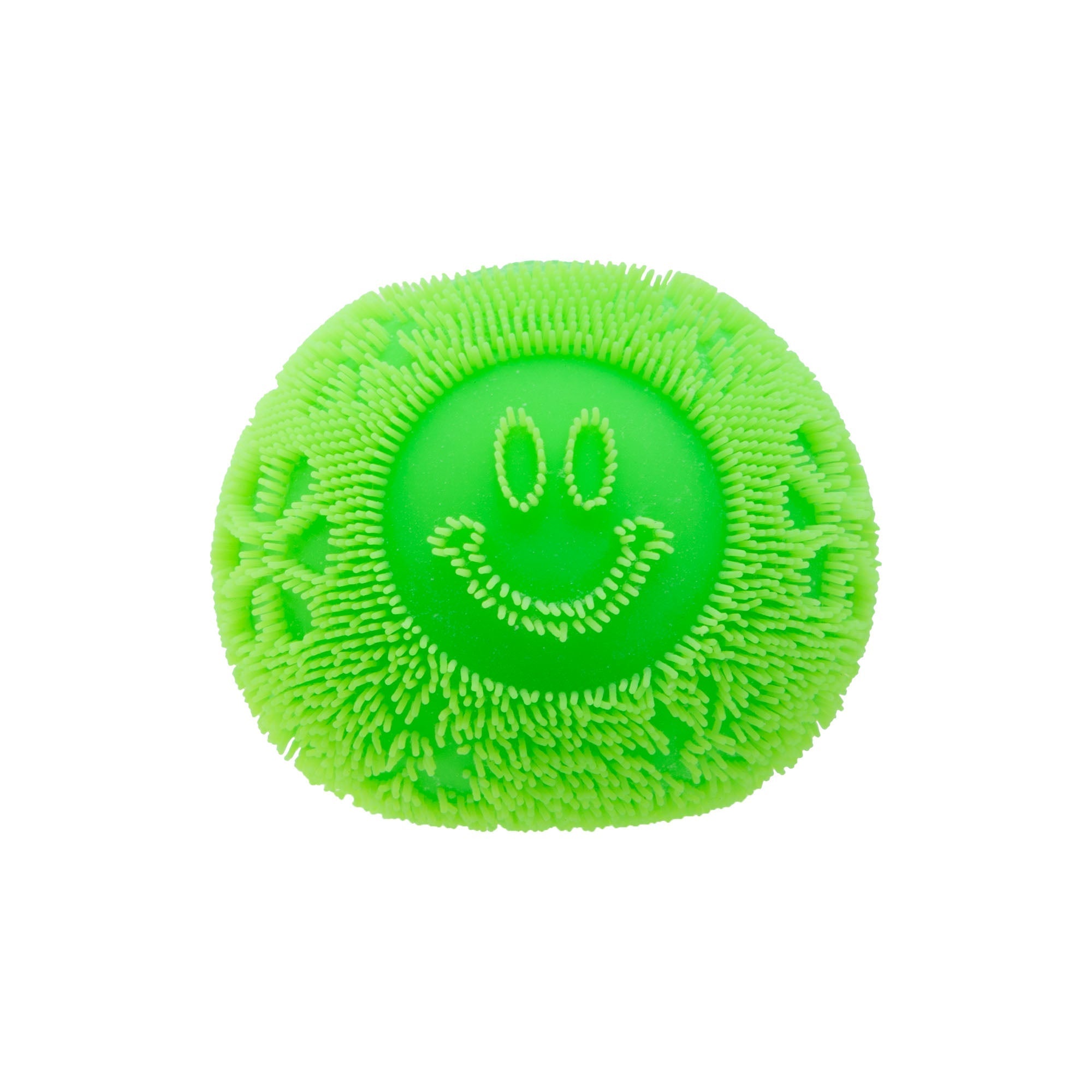 Fuzzy Flocked NeeDoh Fuzz Ball Flower Power | Signature Elm Point - Shaggy Tactile Ribbed Stress Relief Toy Detail