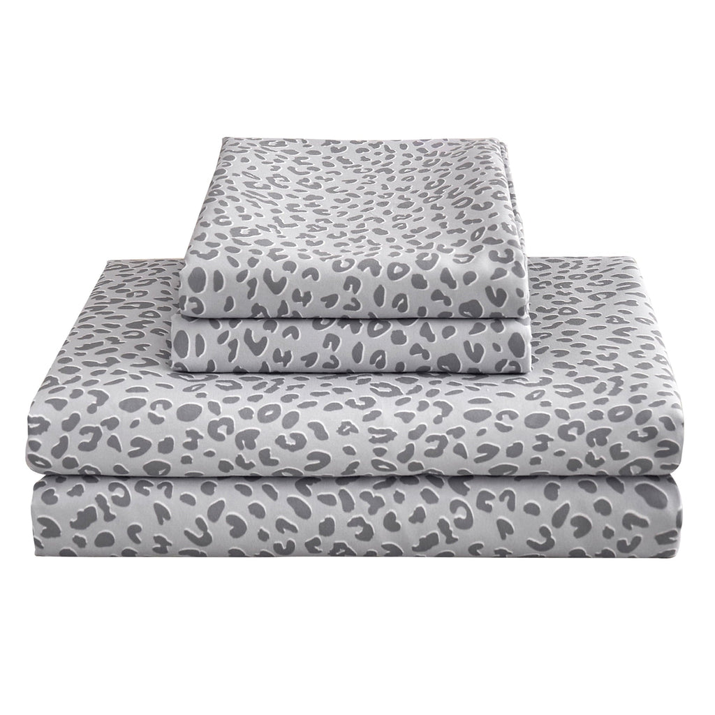 Breathable Luxury Floral King Sheets, Soft Breathable Microfiber Printed Bed Sheet Set, Deep Pocket Non-Slip Fitted Sheet Included - Breathable Egyptian Cotton Flat & Fitted Sheets - Default Title