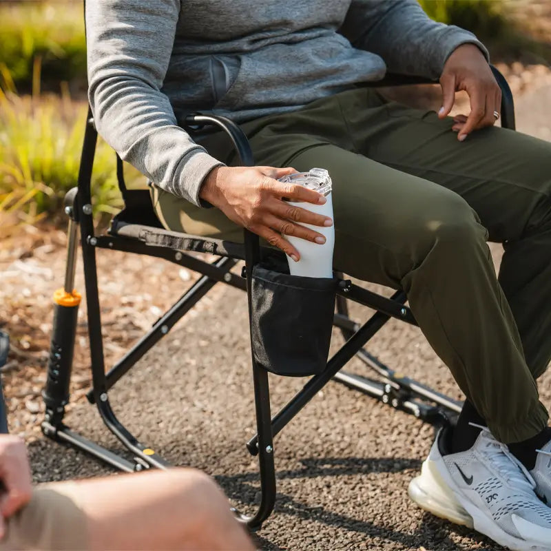 Premium All-Weather Freestyle Rocker Elite - Choice 460 - RoadTrip Rocker Smooth Motion Camp Chair Detail