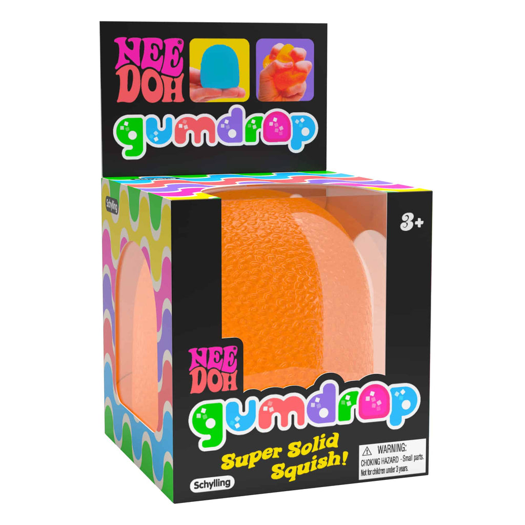 Whimsical Doughnut NeeDoh Gumdrop | Edition Juniper Flare - Fun Food Fidget Cookie Squishable Toy - Surprise Me! (Random Color)