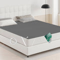 Wrinkle-Resistant Conductive Grounding Bed Sheets for Better Sleep with 15ft Cord 10% Pure Silver Fiber 27x52in Gray - Cooling Hotel Quality Bedding Sheets and Pillowcases - Default Title