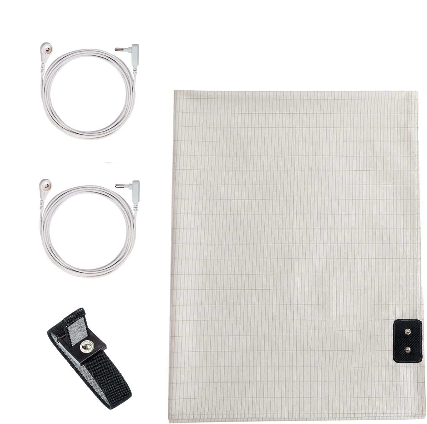 Cooling Sateen Grounding Sheets 39 * 75 inch, Conductive Grounding Sheets with Grounding Cord, Grounding Sheets for Earth with Silve... - Breathable Egyptian Cotton Flat & Fitted Sheets - Default Title