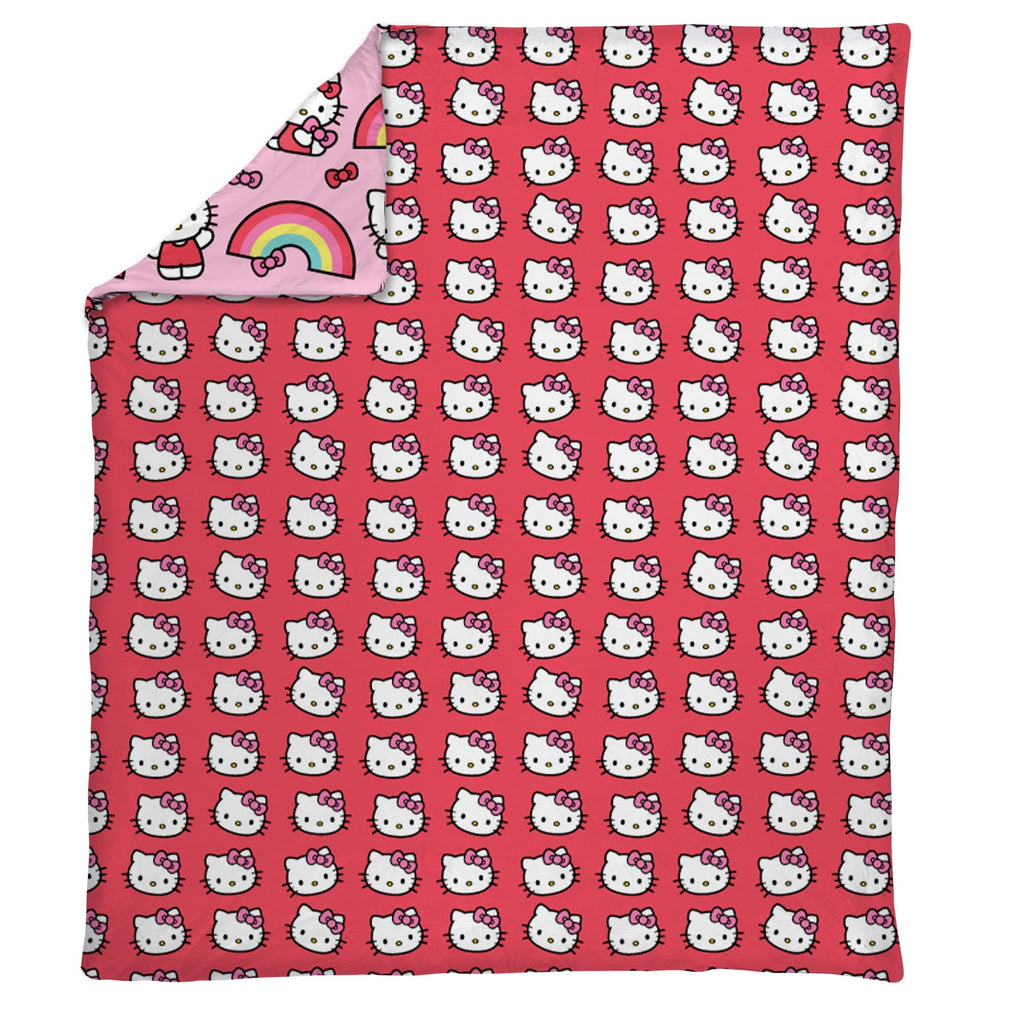 Reversible Sherpa Kids Squishy Cloud Throw Blanket, 46 x 60 inches - Cozy Fleece Throw Blanket for Couch & Bed - Default Title