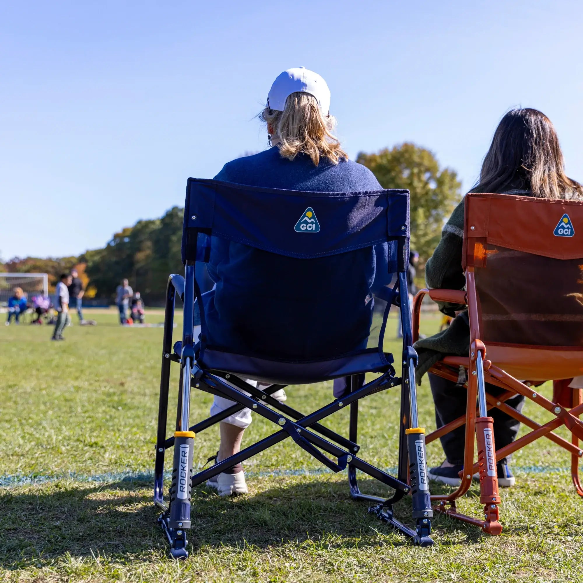 Premium All-Weather Freestyle Rocker Elite - Choice 460 - RoadTrip Rocker Smooth Motion Camp Chair Detail