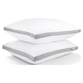 Hotel Collection 2 Pack Cotton Down Alternative Pillows,Queen Size Bed Pillows Gusseted Hypoallergenic - Orthopedic Shredded Foam Bed Pillow Set - Default Title