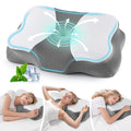 Orthopedic Support Memory Foam Cervical Pillow for Sleeping Support - Orthopedic Bed Pillow for Neck, Shoulder Pain Relief, Adults, Side... - Decorative Throw Pillow Cushion for Sofa & Bed - Default Title